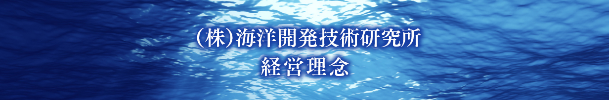 （株）海洋開発技術研究所の強み 